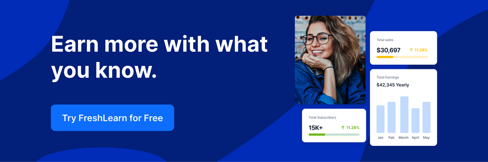 All in one course platform