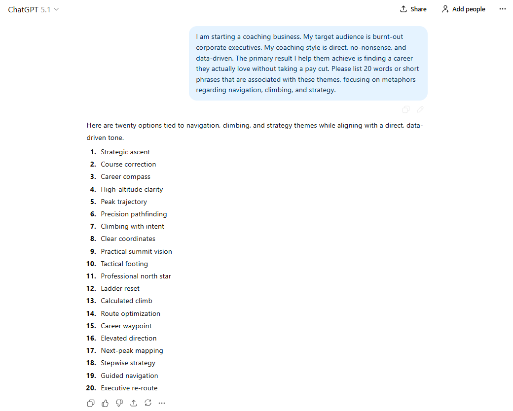 Coaching business names