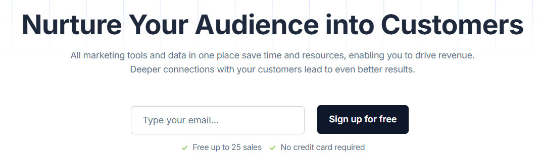 Convert Audience into customer