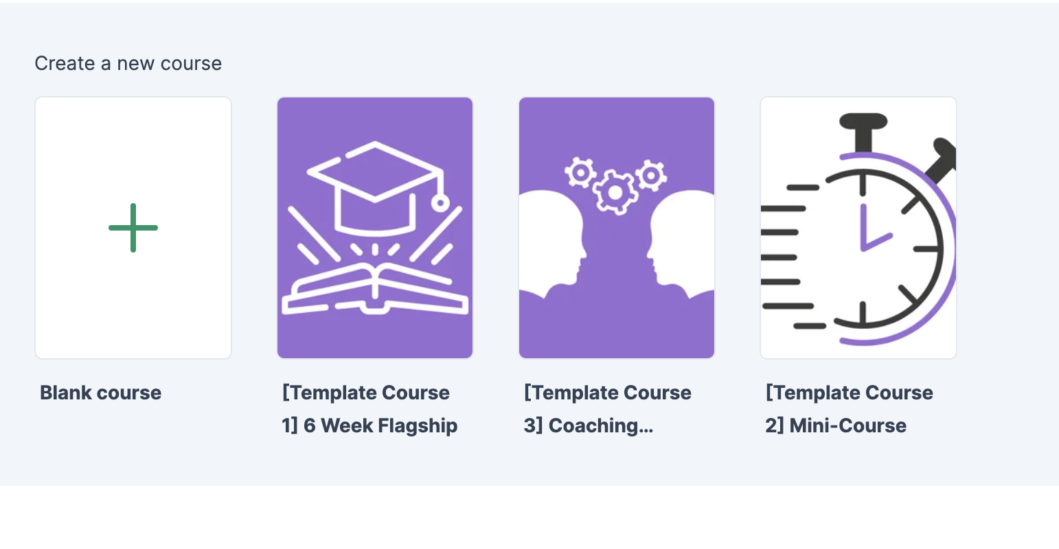 Create course on Ruzuku