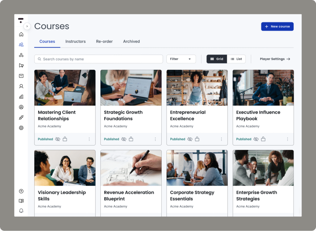 Create Online Course