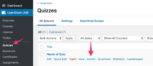 Create Quizzes