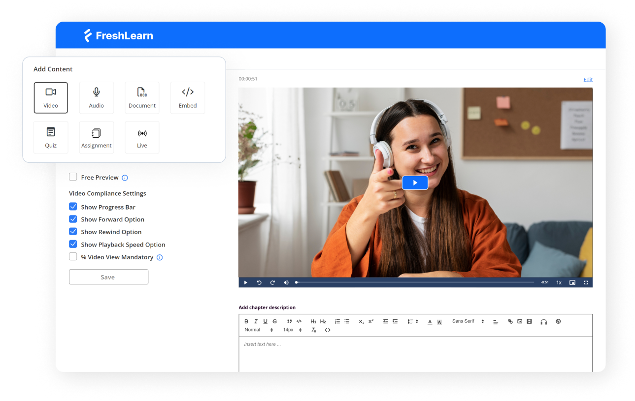 FreshLearn - Customer training