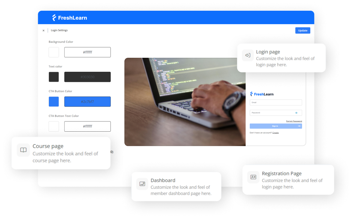 FreshLearn Regestration Page