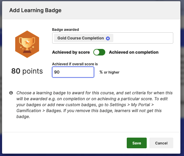 Learning Badge