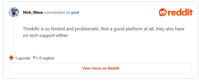 Nich wave Reddit Post