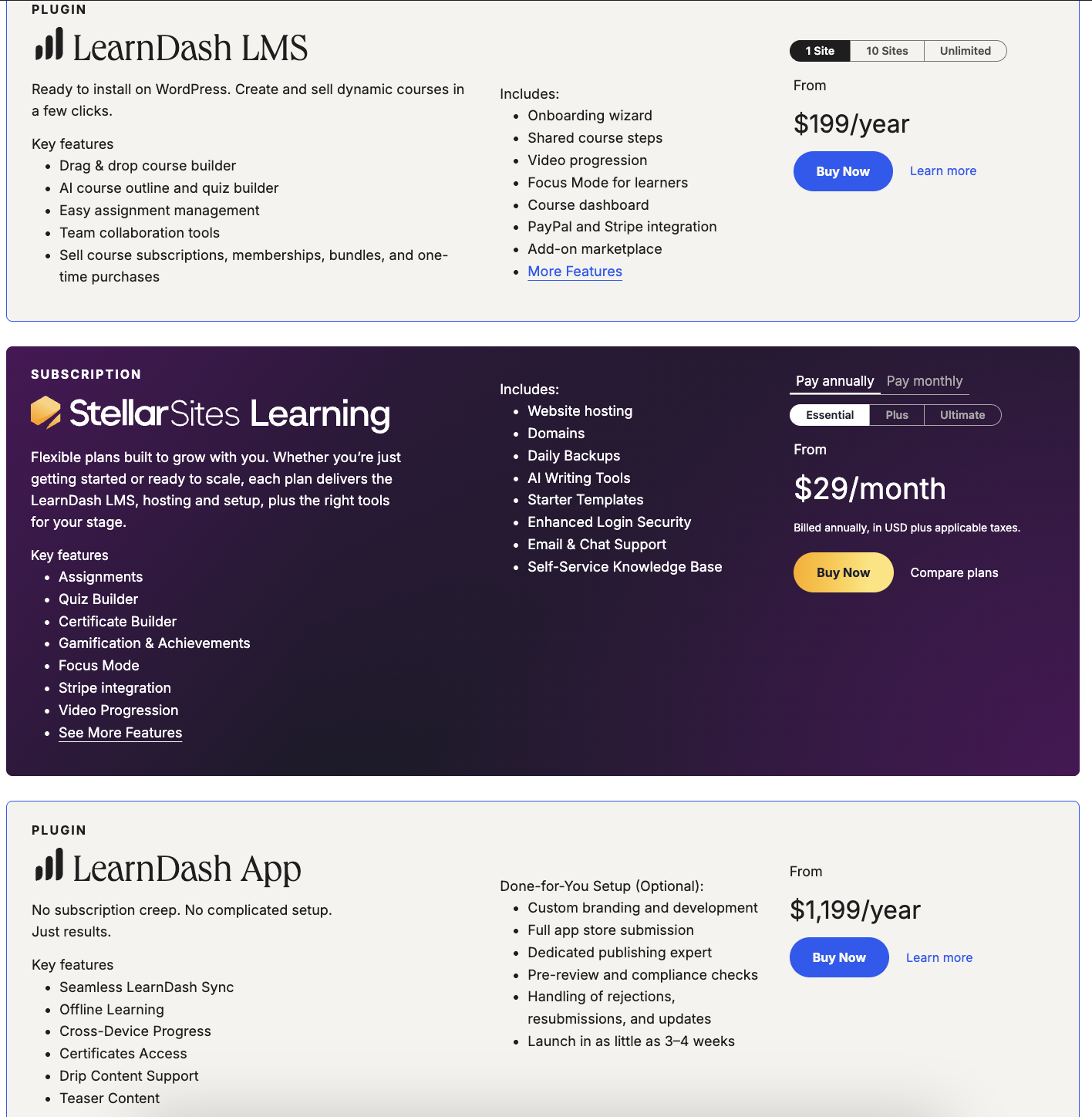 LearnDash Pricing