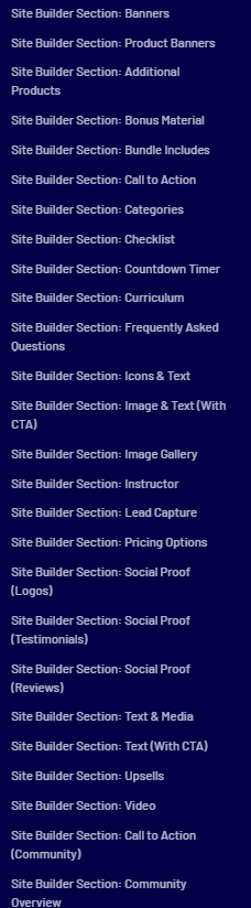 Site builder