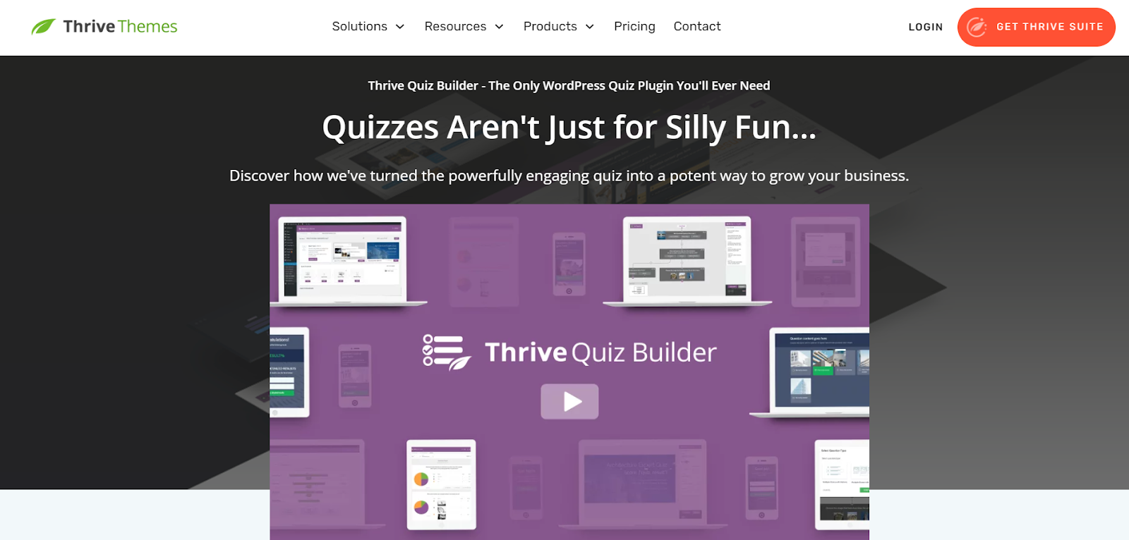 Thrive Quiz builder